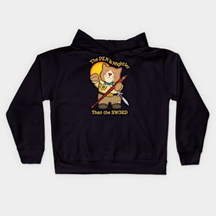 The Pen is Mightier than the Sword Kids Hoodie